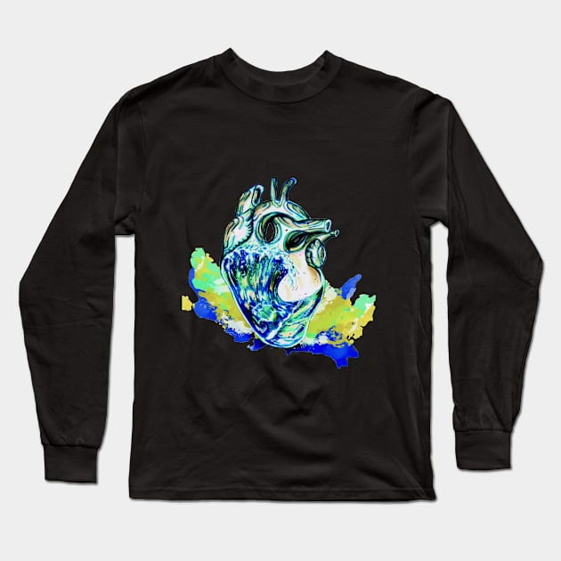 Heart of the Ocean Long Sleeve T-Shirt by sofyvesna